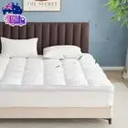 1500GSM Bamboo Mattress Topper - 10Cm Gusset - Queen, Cooling & Soft, High Loft