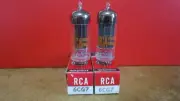 (2) Mint NOS NIB RCA Plate 1956 6CG7 Audio Tubes
