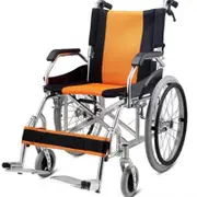 Light Manual Compact Aluminium Wheelchair With Foldable Backrest And Attendant Handbrakes-FREEWHEELS