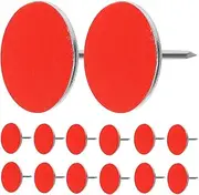 jojofuny 50pcs Reflective Thumb Tacks for Outdoor Trail Marking Glow Tacks for Enhanced Night Visibility During Camping and Hiking for Safe Navigation Low Light Conditions