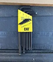 Caterpillar Tools USA Cat By Snapon Hex Key Set SAE Ball End 13pcs .050-3/8”
