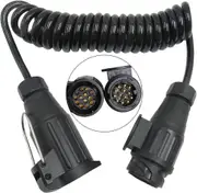 Mintian 3m 13 to 13 pin Trailer Extension Cable Extension Adapter Cable Lead Electrical Wiring Cable Connector for RV Caravan Trailer