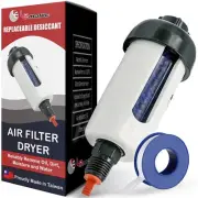LE LEMATEC Air Dryer for Compressors, Desiccant Air Compressor Filter with Te...