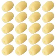 20X Foam Mic Cover Headset Microphone Windscreen 12mm Length for Lapel