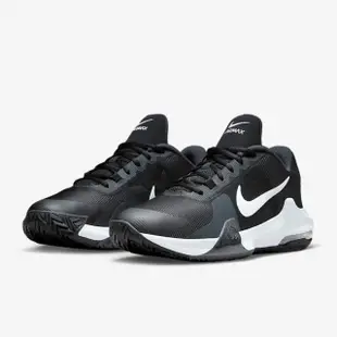 【NIKE 耐吉】籃球鞋 男鞋 運動鞋 包覆 緩震 AIR MAX IMPACT 4 黑白 DM1124-001(3B3476)
