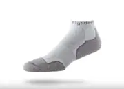 Lightfeet EVOLUTION Mini Crew Unisex Running Socks - White - MED