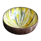 Coconut Shell Bowls Tough Anti-deform Household Salad Noodle Rice Bowls Colorful