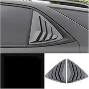 Compatible for Chevrolet Equinox 2017-22 Tail Rear Window Triangular Shutter Decorative Patch Exterior Car Accessories Accesorios para Auto(Carbon Fiber)