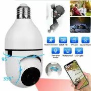 1080P Panoramic WiFi Camera Light Bulb IP Security Camera Wireless 360° Rotate