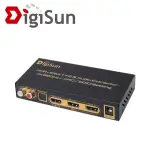 【DIGISUN 得揚】AHU272 4K HDMI 2.0 轉HDMI+音訊擷取器 HDMI+SPDIF+R/L