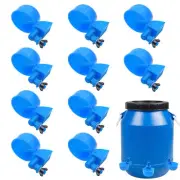 10X Automatic Chicken Drinker Chicken Water Feeder Coop Poultry Water Bowl