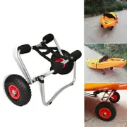 Foldable Kayak Canoe Trolley With Strap Aluminium Collapsible Wheel Cart Carrier