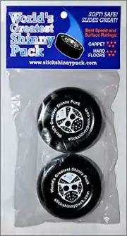 Slick Shinny Indoor Floor Hockey Puck Safe for Kids and Won't Damage the House