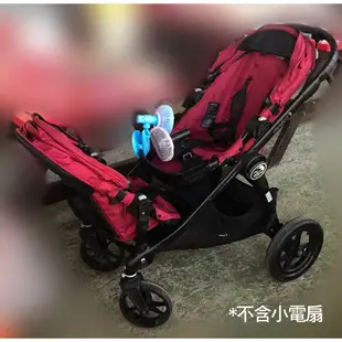 二手 Baby Jogger City Select Double Stroller+提籃+提籃轉接器