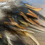 50pcs Silver Black Point 5-12cm Pheasant Feathers DIY Craft Jewellery Fly Tying