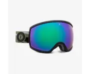 Electric Visual EGG Camo Snowboarding Goggles (Brose / Green Chrome) EG2420204