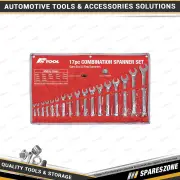 17 Pcs of PK Tool Metric Cr-V Combination Spanner Set - 12 Point Ring End
