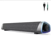 SOULION R30 Sound Bar / Computer Speakers, USB Powered, 3.5mm AUX, LED Lights