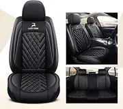 DENGFU Car Seat Covers Universal Full Set for Land Rover range rover sport l320 range rover evoque range rover discovery Car seat cover,black