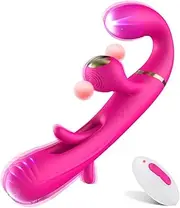 Dildo Vibrator Sex Toys for Women - Strapless Strap-On G-Spot Dildo Remote Control Vibrator with 10 Vibration Mode Adult Anal Sex Toys for Lesbians Couples