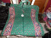 Vera Bradley long garment bag in retired green golf pattern NWT