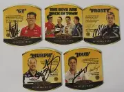 Signed V8 Supercar Coaster Set Whincup Garth Tander Winterbottom Greg Murphy