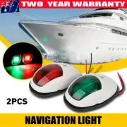 Green Red LED Navigation Lights Side Lamp Port Marine Yacht Starboard Boat Ship