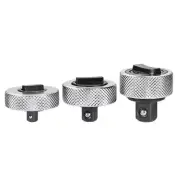 3Pcs Aluminium Ratchet Socket Wrench 1/4 3/8 1/2inch Steel Socket Wrench Handle