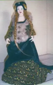 Cloth Art Doll Pattern "Maid Marion" by Sandy Pine