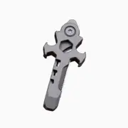 Mini EDC Titanium Folding Knife Pocket Outdoor Multi-Tools Pendant Keychain Tool