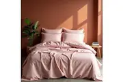 Royal Comfort Balmain King Bed Sheet Set/Pillowcase 1000TC Bamboo Cotton Blush