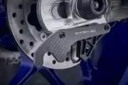 Evotech Performance Carbon Fiber GP Style Paddock Stand Plates To Suit Yamaha MT