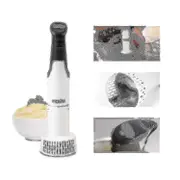 Electric Potato Masher Hand Blender 3in1 Multi Tool Blends Purees Whisks | Immersion Mixer | Perfectly Blends & Purees Baby Food | Vegetables & Pota