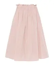Herno A-Line Elastic Waist Midi Skirt IT40,IT44,IT42 Pink
