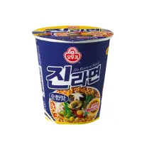 在飛比找蝦皮購物優惠-韓國 不倒翁金拉麵杯麵 原味 辣味泡麵 OTTOGI 杯麵 