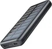 Portable Charger - Mini Powerr Bank | 10000 mAh Laptop Solar Charger | Portable Slim Charging Bench for Backpack Festival Flight Hikes Outdoors Outdoors, Ultra Thin Solar Mobile Powerr