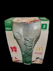 McDonalds 2012 Olympic coke Glass Green