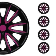 16" Wheel Covers Hubcaps for Suzuki Black Matt Violet Matte