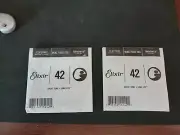 Elixir electric guitar string nanoweb - Single String .042 - 15242, 2 pack