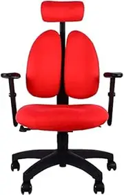 Office Chair Office Chair Ergonomic Chair High Back Adjustable Table with Headrest Support Lumbar Spine Textile Linen Padded Chair Needed Comfortable Anniversary
