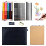 Drawing Pencils, 33pcs Art Supplies Sketching Pencils Set include Graphite Pe...