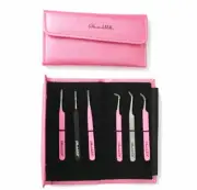 Eyelash Extension Tweezer Kit (6 Piece)