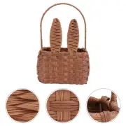 Outdoor Storage Basket Sundries Wicker Baskets Handle Child