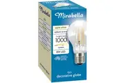 Mirabella Led Gls Filament Edison Screw 8w 1000lm Warm White Globe Each