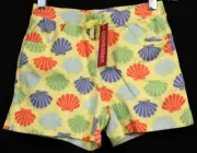 NEW 2009 Gymboree Mermaid Magic Yellow Seashell Shorts Beach Ocean sz 7 Dots