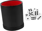 WHAMVOX Dice Cup Set Quiet Shaker Cup for Games Modern Dice Game Accessories Family Entertainment