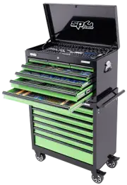 Toolkit 417Pc Metric/Sae - Black/Green 14 Dr Sumo
