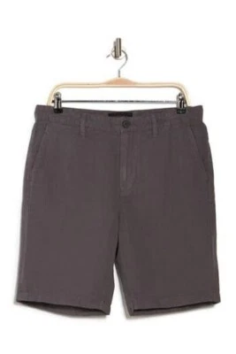 JOHN VARVATOS Robbie Shorts Color Concrete Grey Size 34 New Retail $128