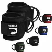 MRK Weight Lifting Ankle D-Ring Strap Buckle Ankle Strap Attachment Gym Leg