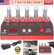 Spark Plug Tester Checker 12V Car Ignition Coil Analyzer Diagnostic Tool 5 Holes